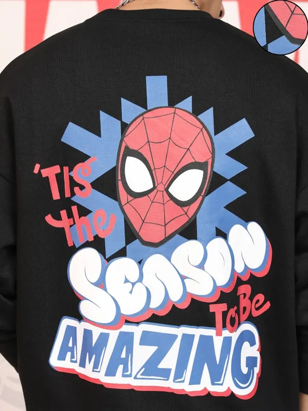 Spider-Man Men Printed Sweatshirt