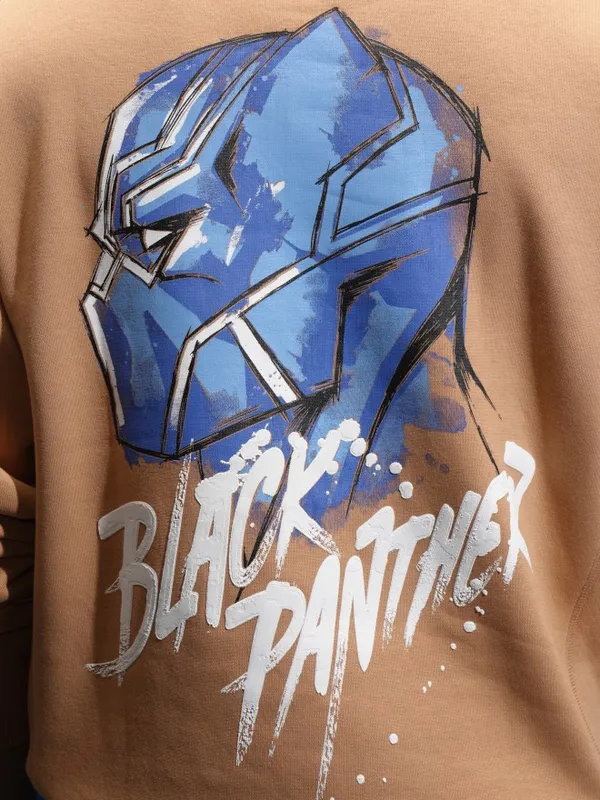 Black Panther Men Printed Sweatshirt