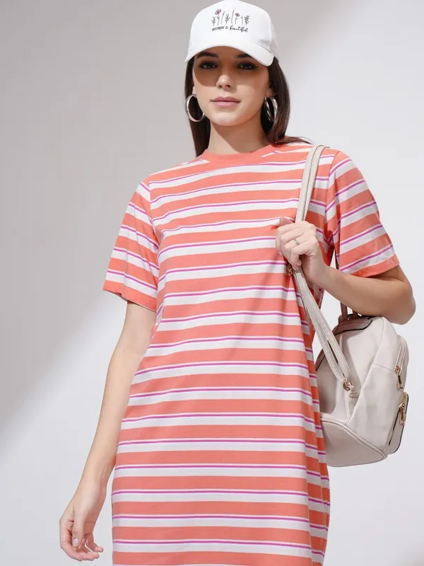 Striped T-Shirt Dress