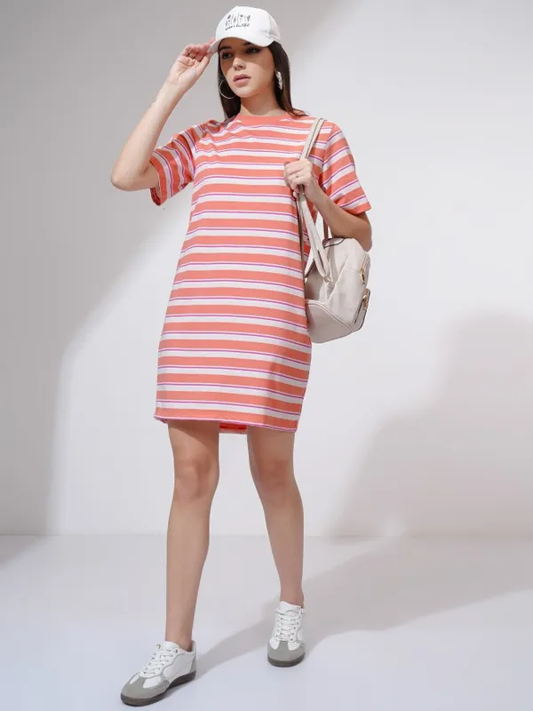 Striped T-Shirt Dress