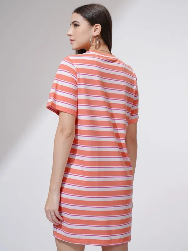Striped T-Shirt Dress