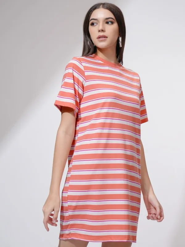Striped T-Shirt Dress