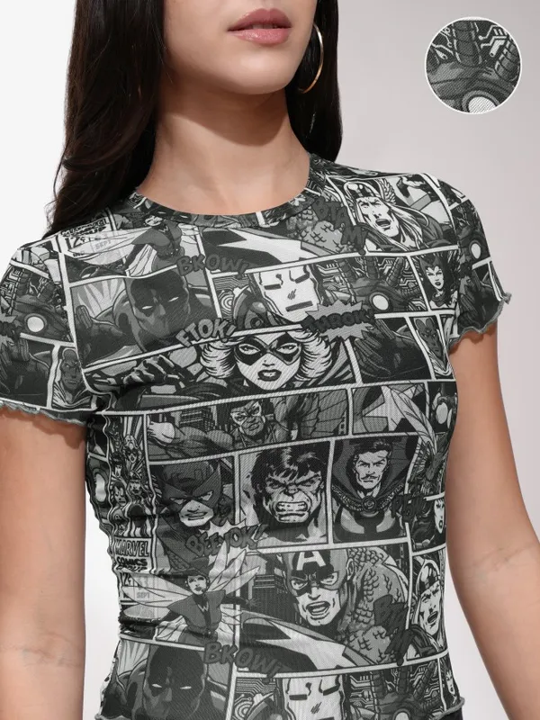 Avengers Printed Regular Fit T-Shirt