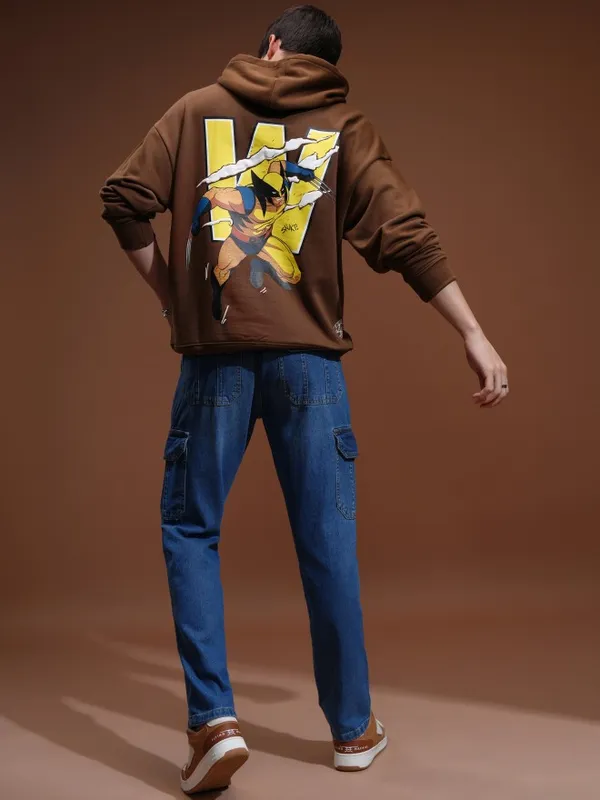 X-Men And Wolverine Men Printed Sweatshirt