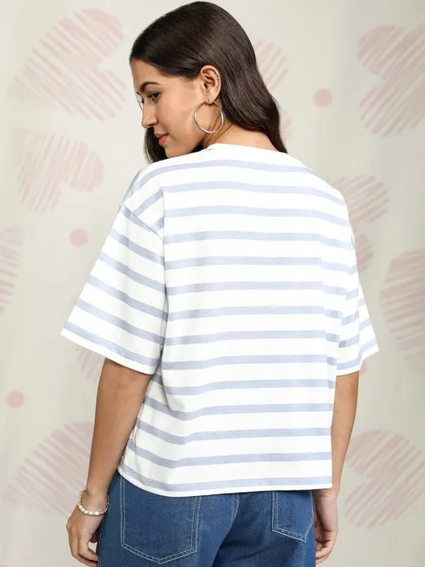 Stitch Printed Relaxed Fit T-Shirt