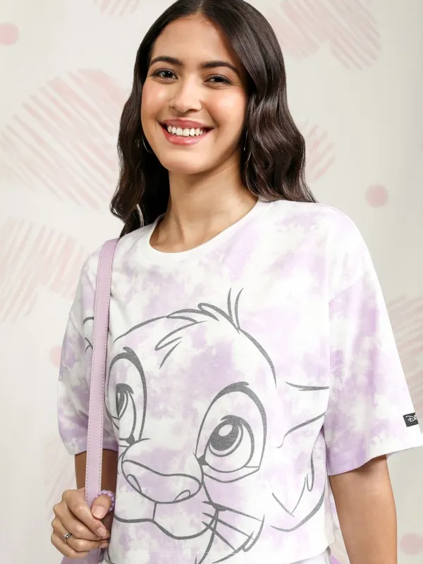 Lion King Printed Boxy Fit T-Shirt