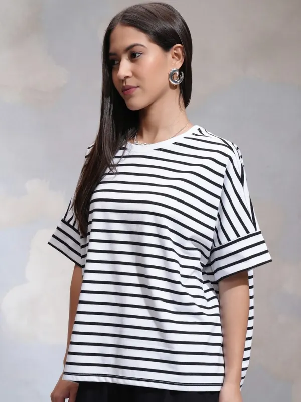Striped Relaxed Fit T-Shirt