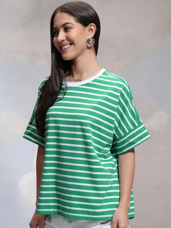 Striped Relaxed Fit T-Shirt