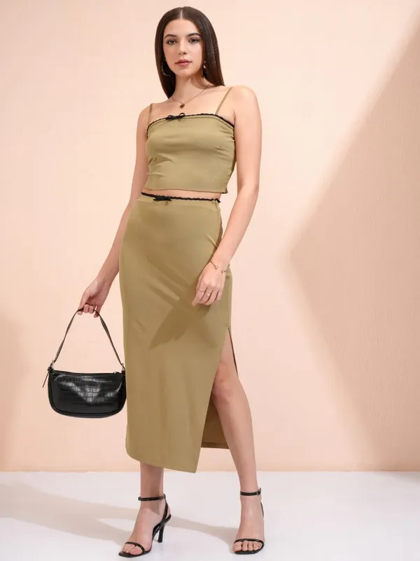 Women Top With Skirt Co-Ords