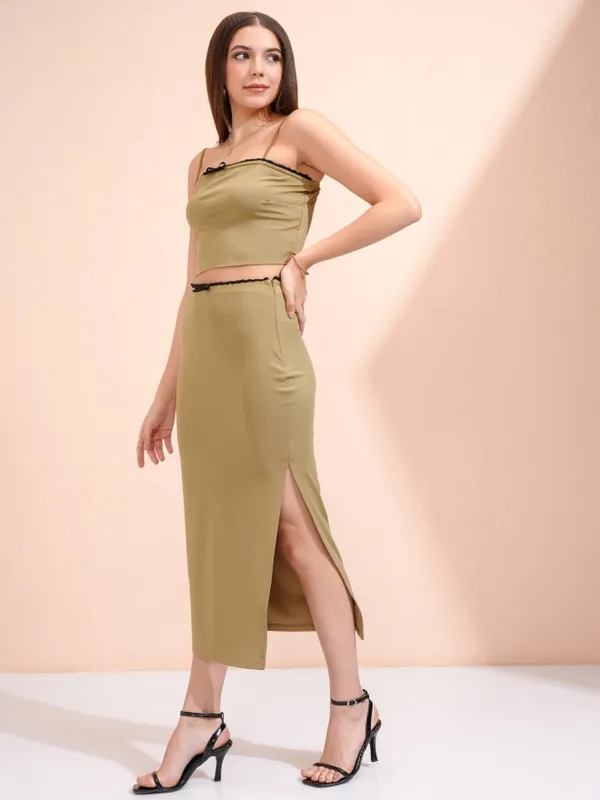 Women Top With Skirt Co-Ords