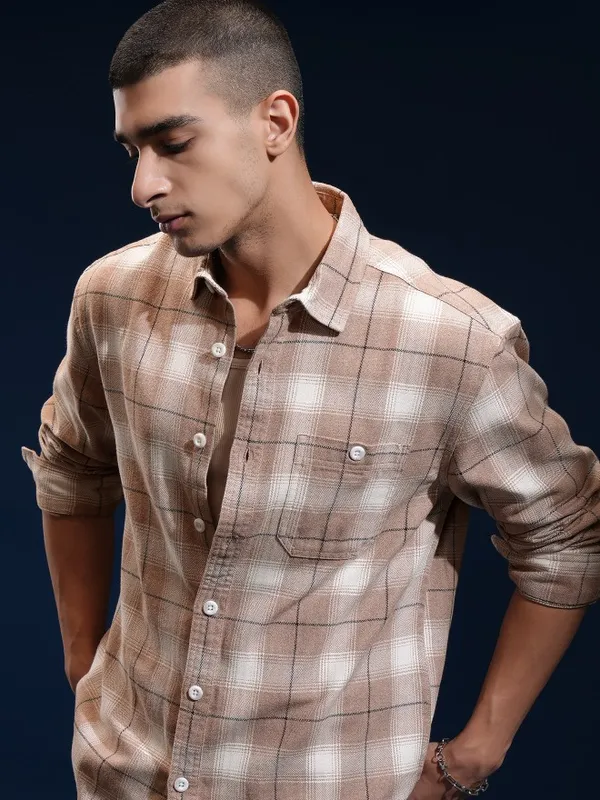 Men Relaxed Fit Casual Shirt