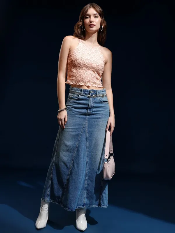 Embroidered Fitted Top