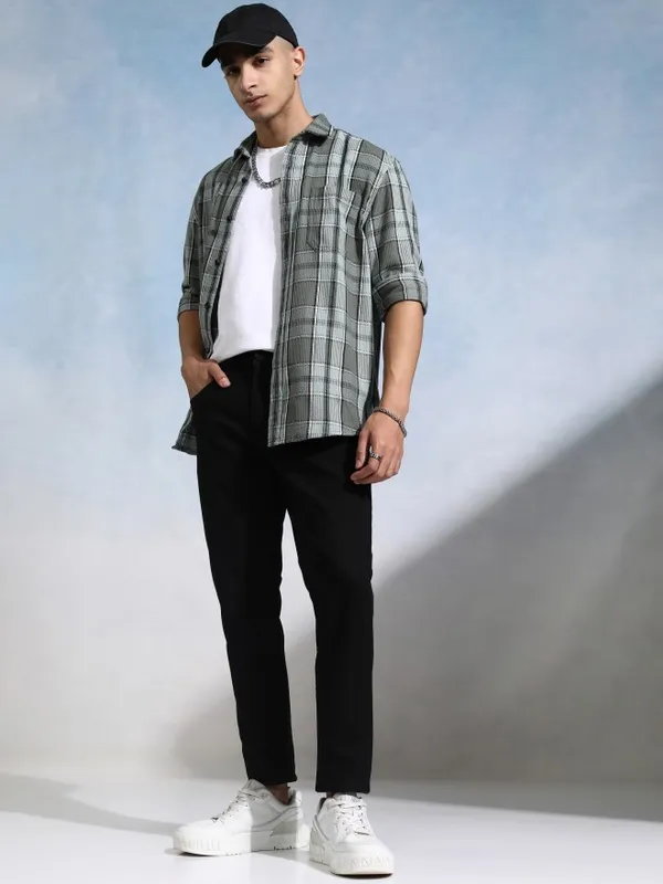 Highlander Men Black Slim Fit Stretchable Jeans
