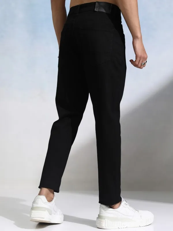 Highlander Men Black Slim Fit Stretchable Jeans