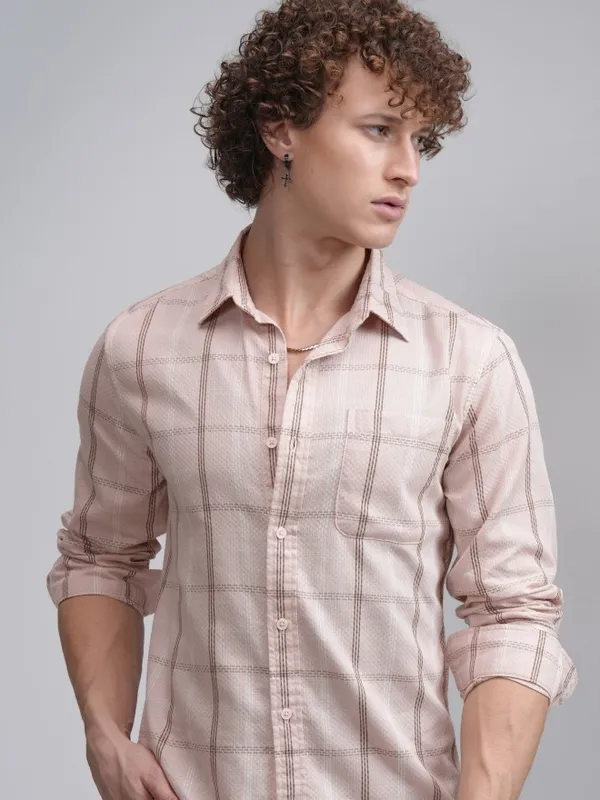 Men Slim Fit Casual Shirt