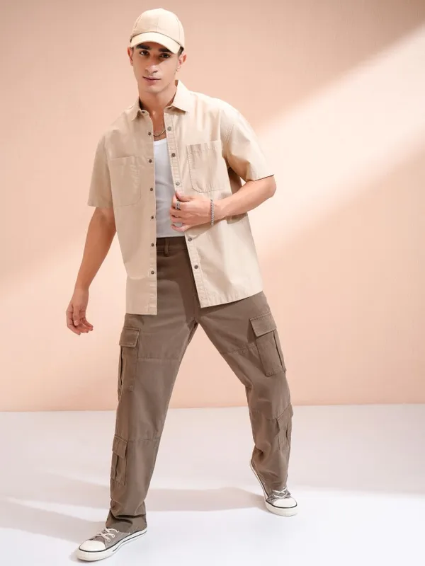 Men Relaxed Fit Casual Shirt