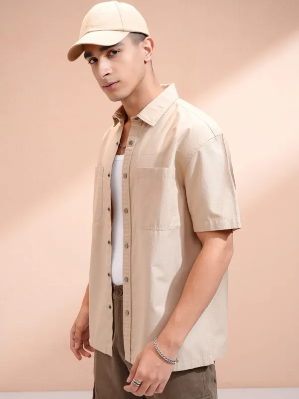 Men Relaxed Fit Casual Shirt