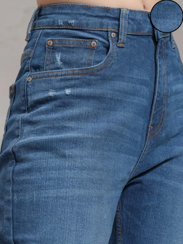 Tokyo Talkies Women Blue Regular Fit Stretchable Jeans
