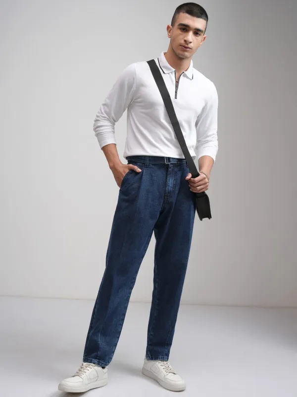Highlander Men Blue Tapered Fit Jeans