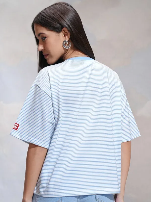 Mickey Mouse Printed Relaxed Fit T-Shirt