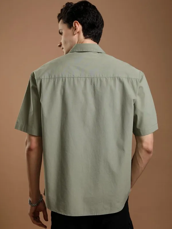 Men Oversized Fit Casual Shirt