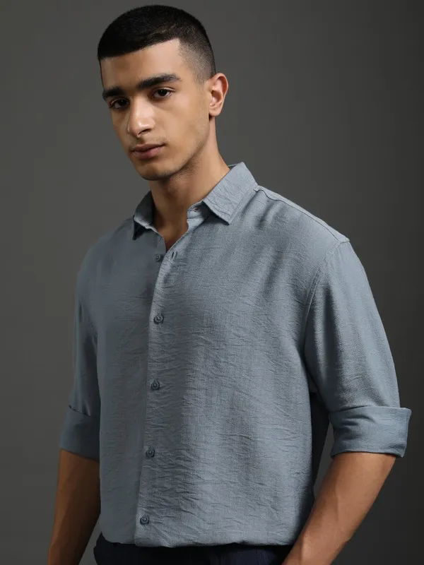 Men Relaxed Fit Casual Shirt
