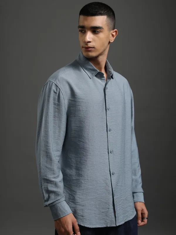 Men Relaxed Fit Casual Shirt
