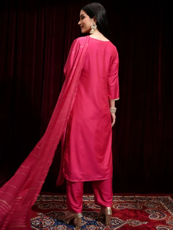 Women Kurta With Trouser And Dupatta