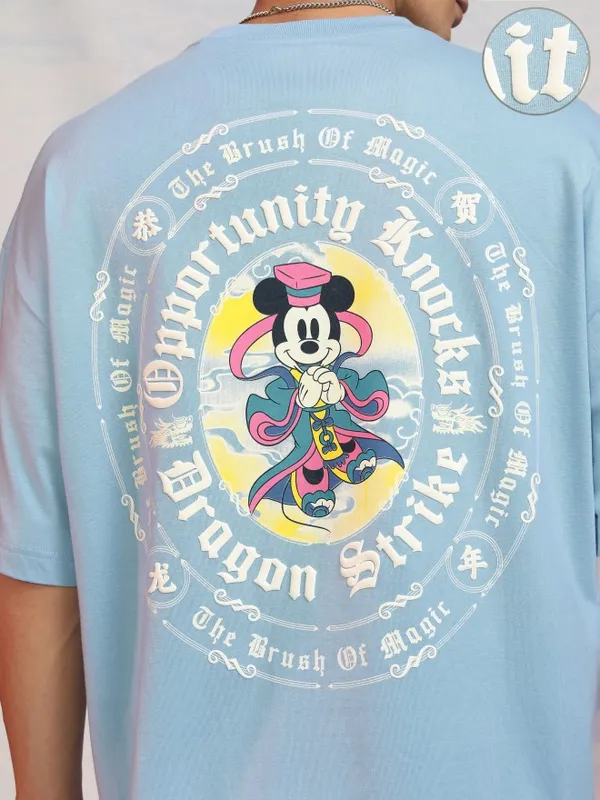Mickey Mouse Men T-Shirt With Shorts Co-Ords