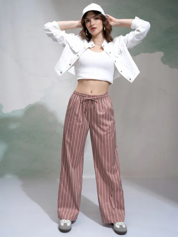 Solid Regular Fit Casual Trouser