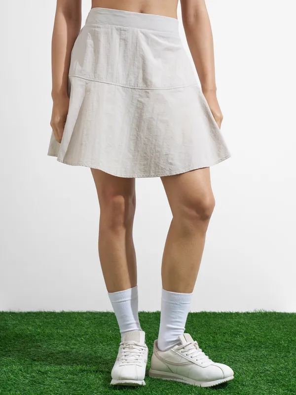 Street By Tokyo Talkies Women Beige Top With Skirt Co-Ords