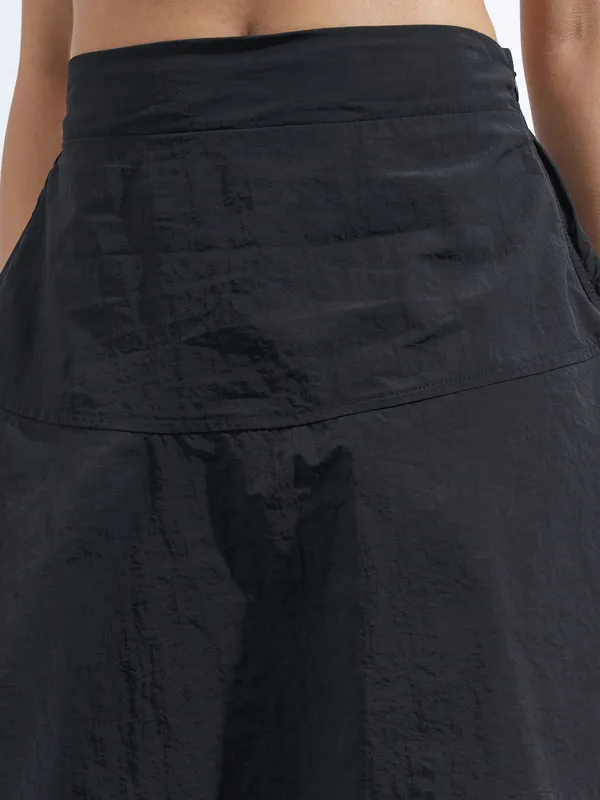 Street By Tokyo Talkies Women Black Top With Skirt Co-Ords