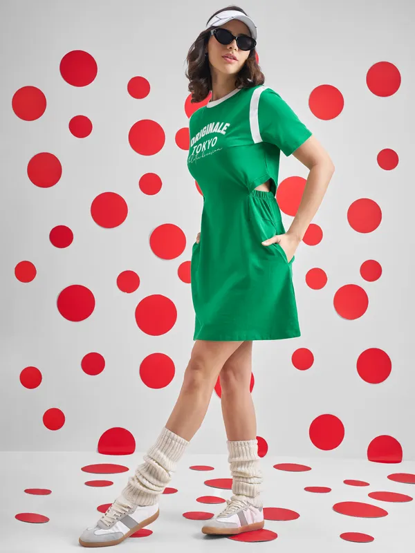 Printed T-shirt Dress