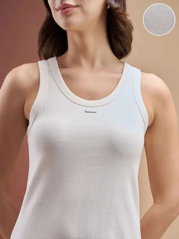 Street By Tokyo Talkies Women Off White Solid T-shirt Dress