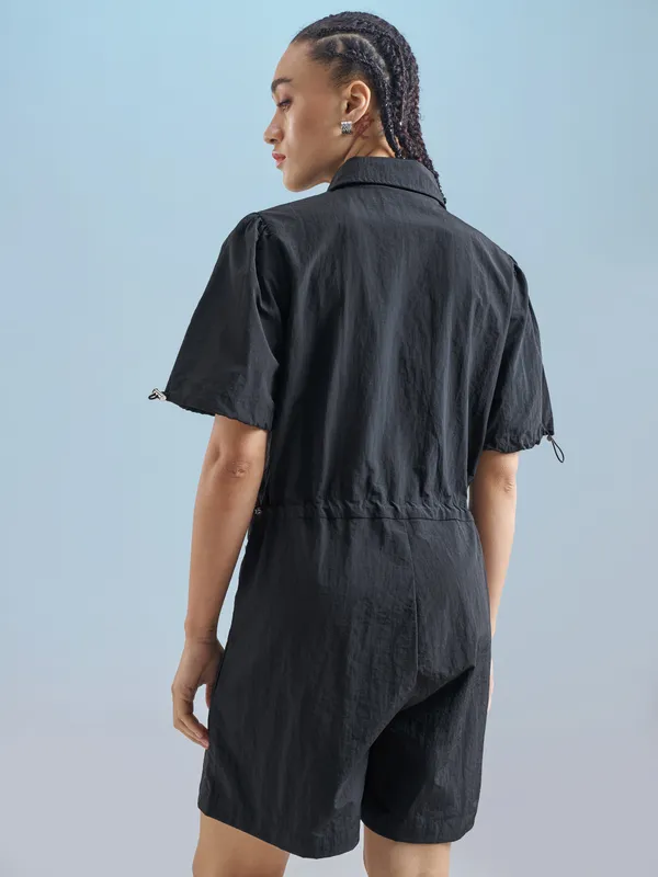 Street By Tokyo Talkies Women Black Solid Jumpsuit
