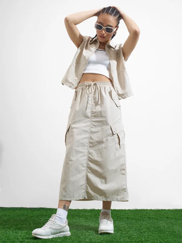 Straight Above Knee Skirt