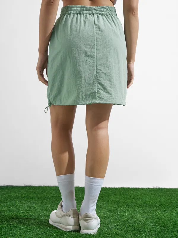 Street By Tokyo Talkies Women Green Mini Skirt