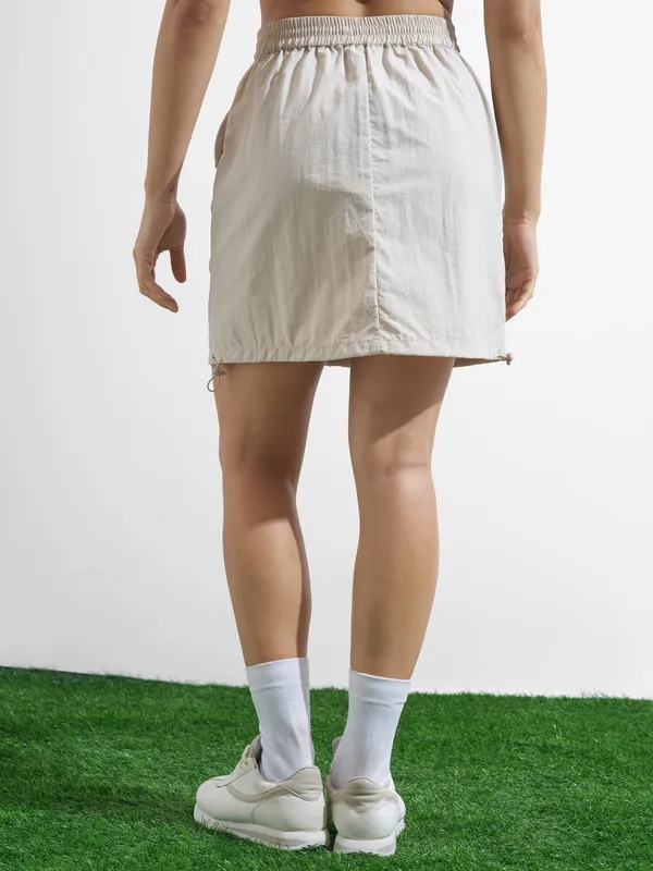 Street By Tokyo Talkies Women Beige Mini Skirt