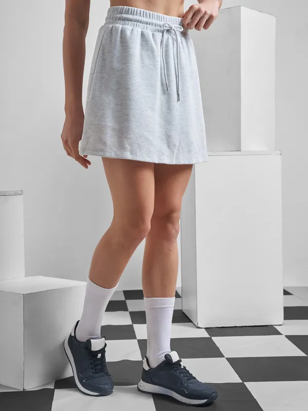 Street By Tokyo Talkies Women Grey Mini Skirt