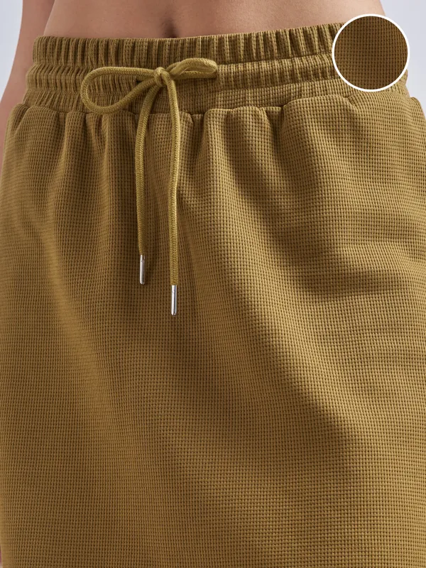 Street By Tokyo Talkies Women Mustard Mini Skirt