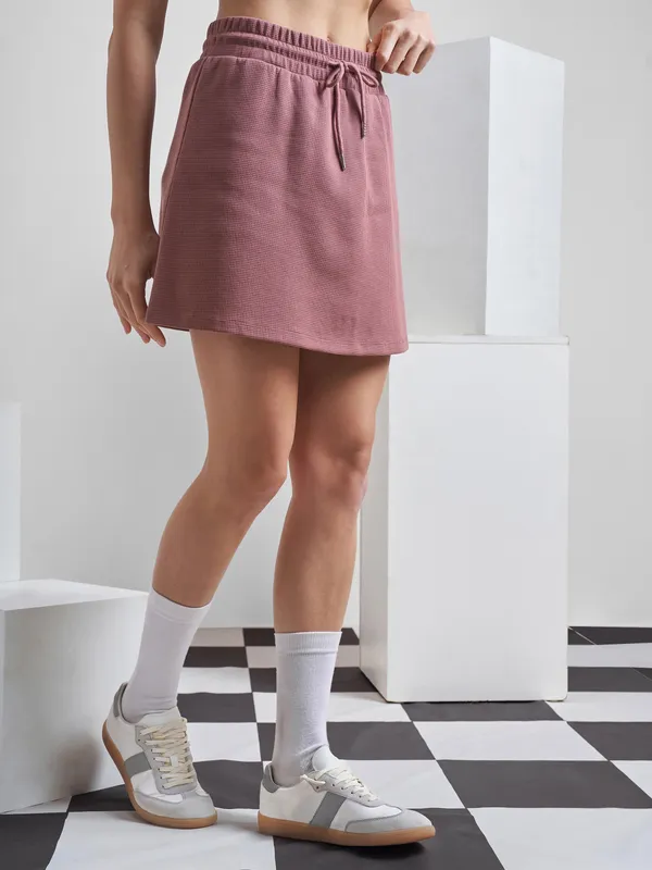 Street By Tokyo Talkies Women Mauve Mini Skirt