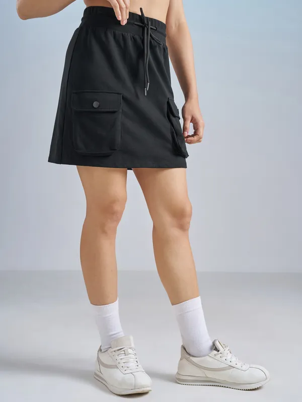 Street By Tokyo Talkies Women Black Mini Skirt
