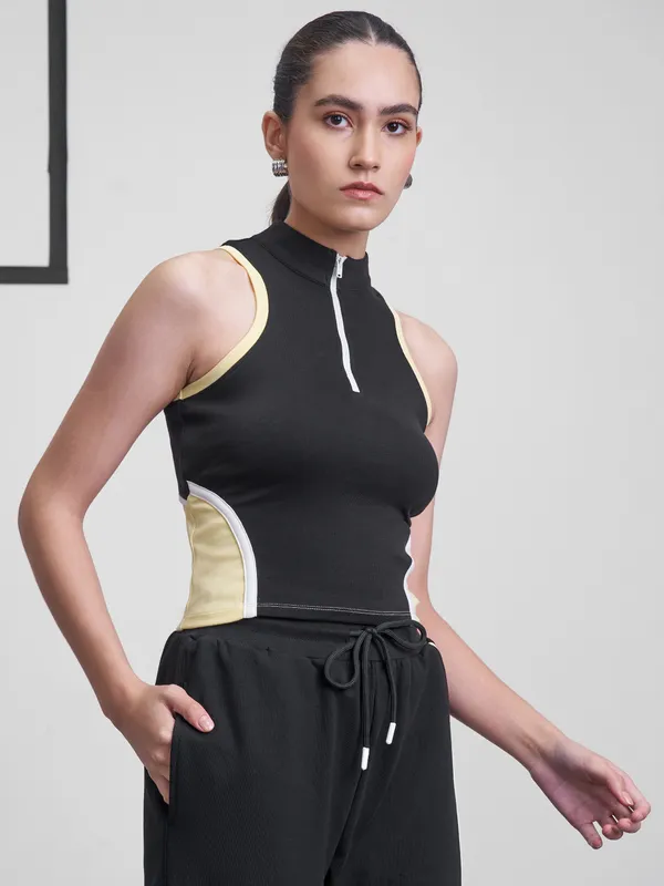 Street By Tokyo Talkies Women Multi Colourblocked Regular Top