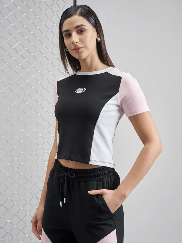 Colourblocked Regular Top