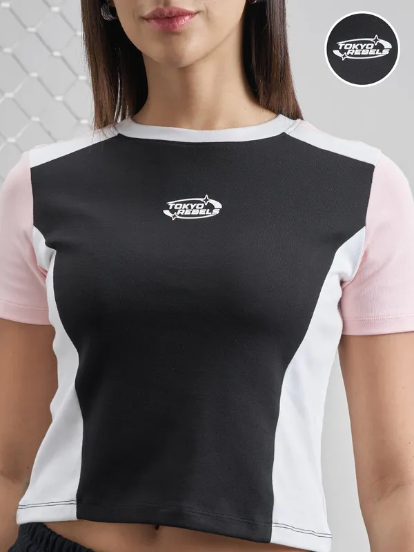 Colourblocked Regular Top