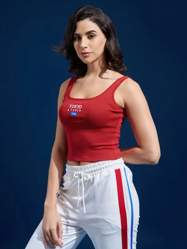 Printed Shirt Style Top