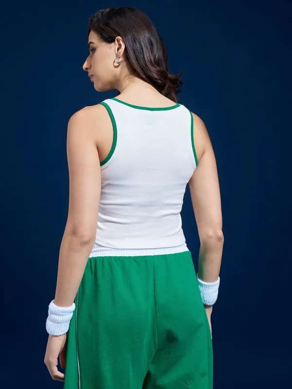 Printed Shirt Style Top