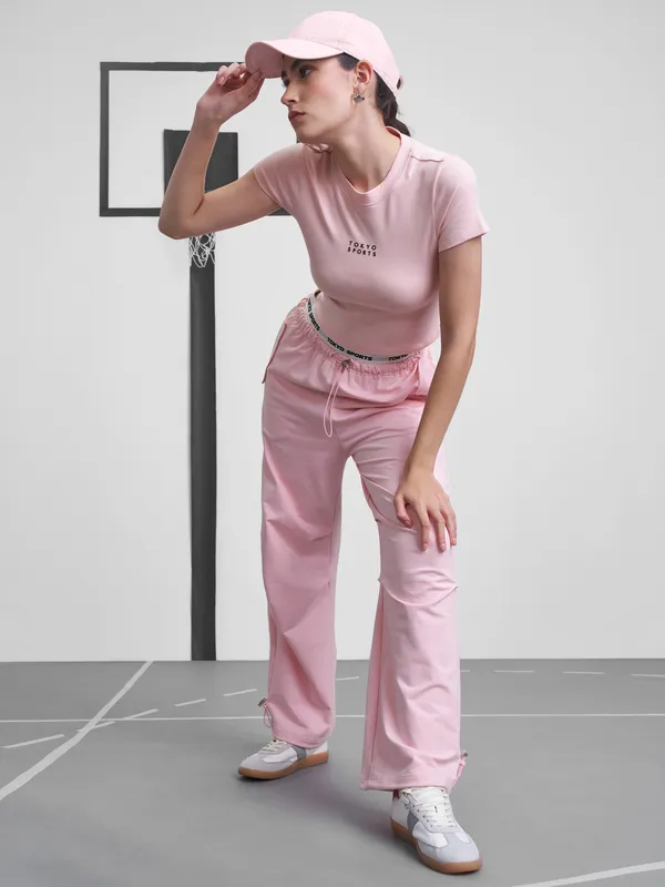 Street By Tokyo Talkies Women Pink Solid Regular Top