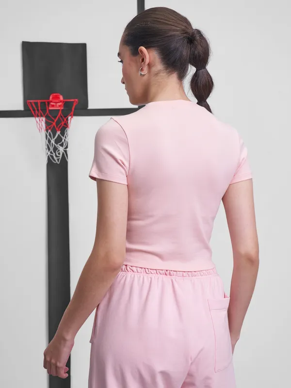 Street By Tokyo Talkies Women Pink Solid Regular Top