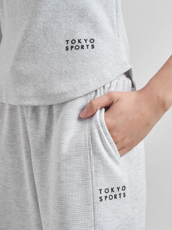 Street By Tokyo Talkies Women Grey Solid Regular Top